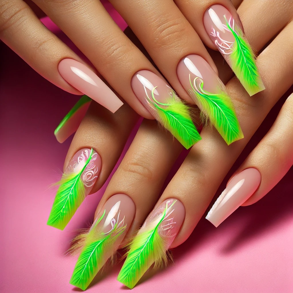 Unique Neon Green Nail Designs: 15 Stunning Ideas