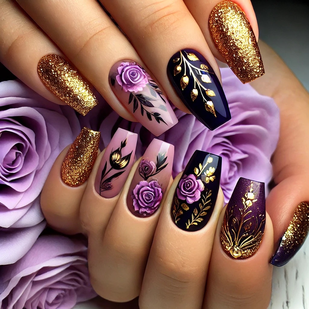 Pretty Glitter Nail Designs: 15 Rare and Creative Ideas